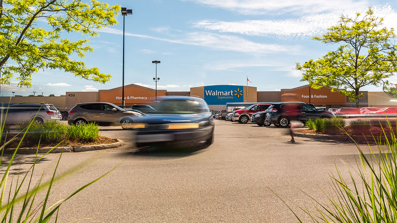 Photo of Barrie North Walmart with available commercial retail space for lease 